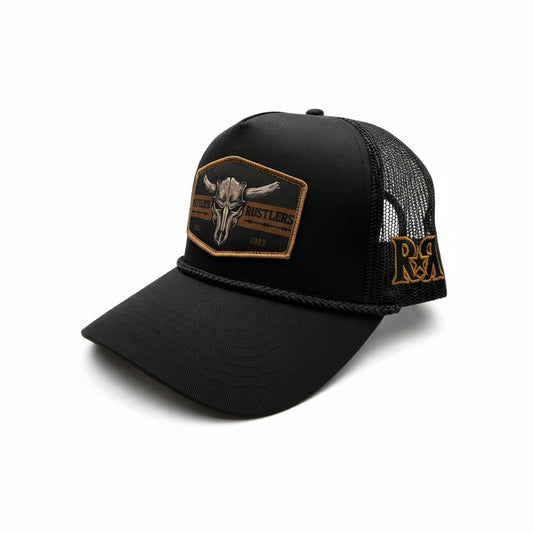 Ruthless Rustlers Barbed Wire Rope Cap | Black