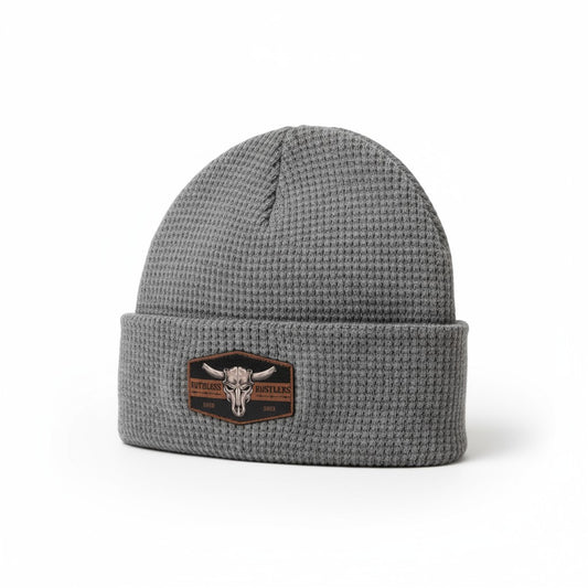 Ruthless Rustlers Waffle Cuff Toque | Grey