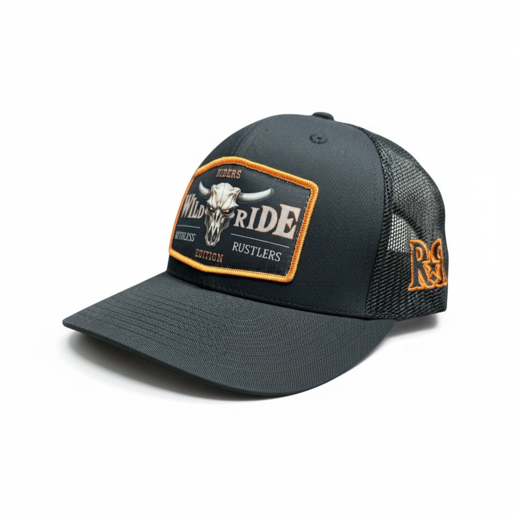 Ruthless Rustlers Wild Ride Trucker Cap | Black