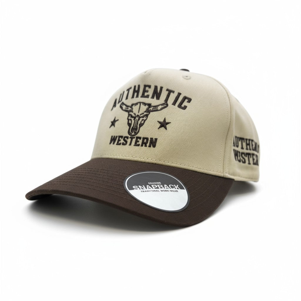 Ruthless Rustlers Combo Cap | Beige/Brown