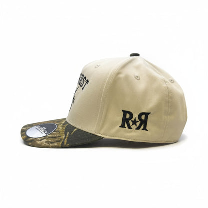 Ruthless Rustlers Combo Cap | Beige/Wood Camo