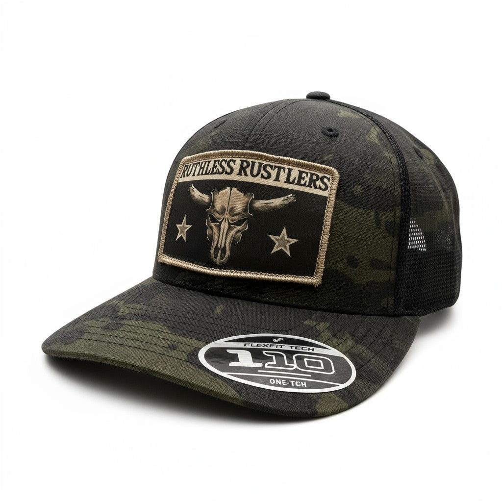 Ruthless Rustlers Maverick Premium Cap | Black Camo