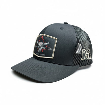 Ruthless Rustlers Country Strong Trucker Cap | Black