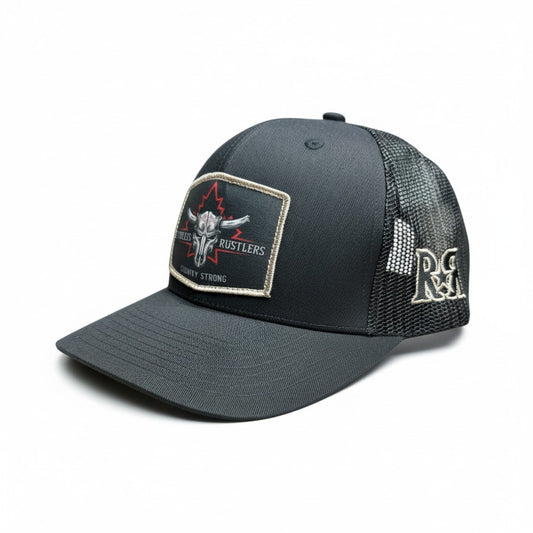 Ruthless Rustlers Country Strong Trucker Cap | Black